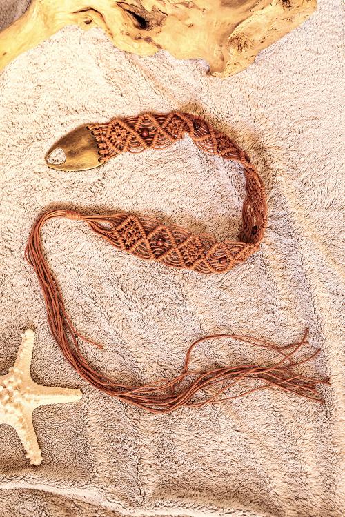 Boho geweven riem Lola