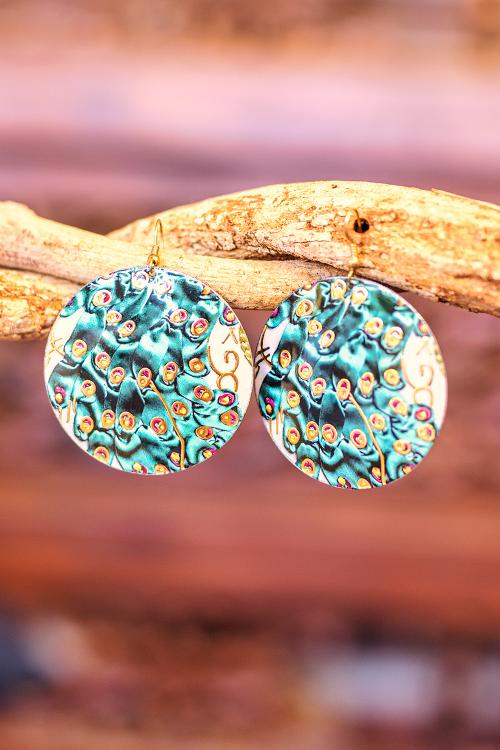 Boucles d'oreilles Boho dinde