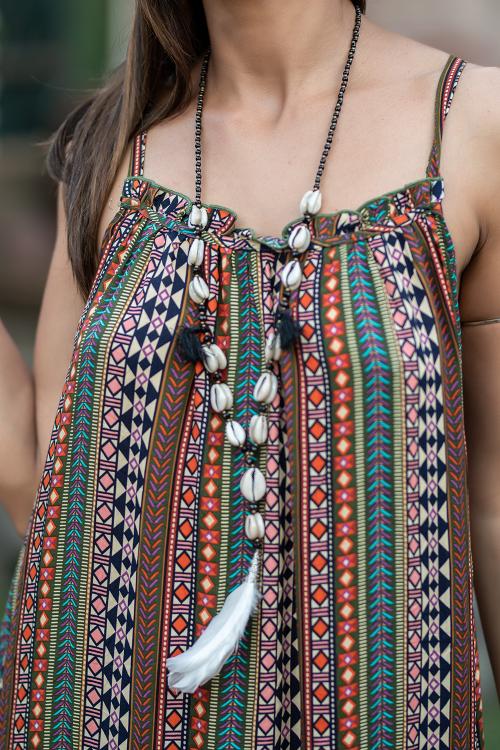 Boho veer hanger ketting