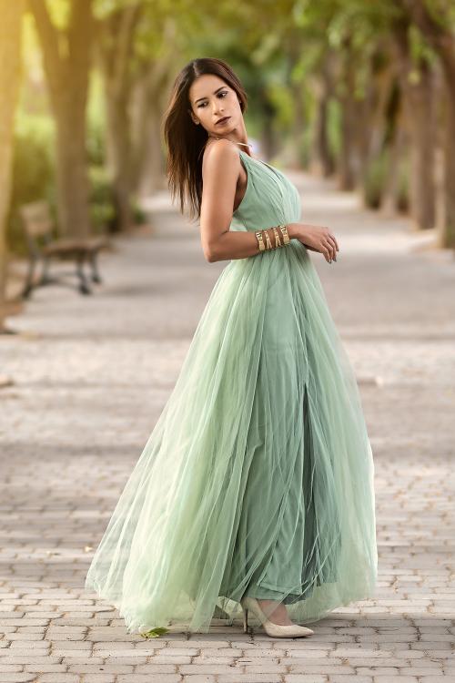 Esmeralda Boho-Gästekleid