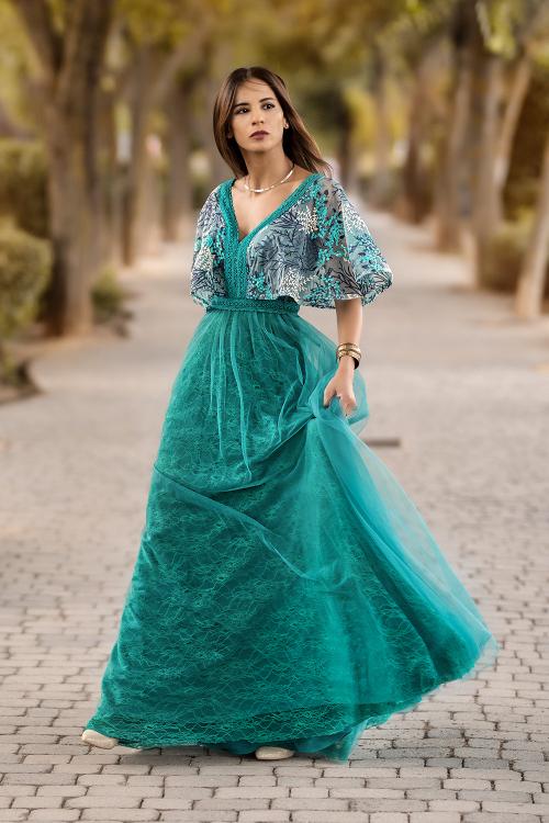 Royal Boho Guest Dress