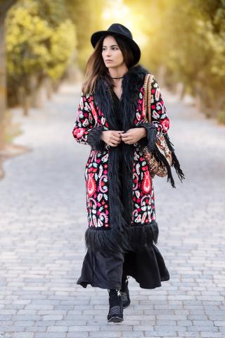 Boho shop style coats