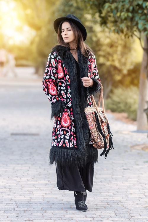 Cappotto Boho Suzani Kalexa