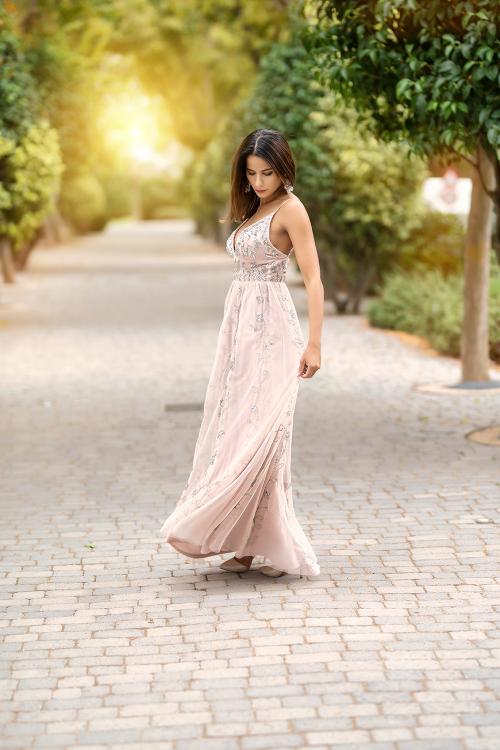 Abito da ospite romantico Boho.