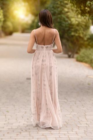 Romantisches Boho-Gästekleid.