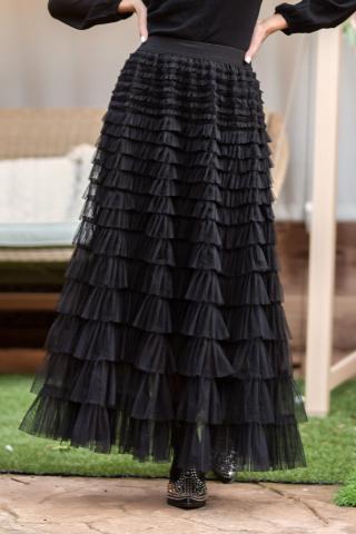 Falda Boho Tull Luna LLena