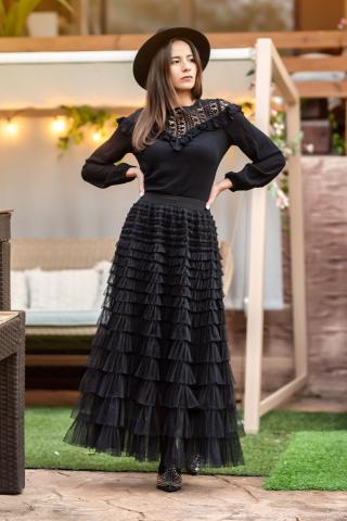 Boho tull volle maan rok