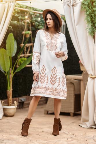 Robe Ethnique Bohème Verso