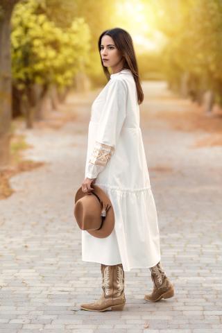 Robe Ethnique Bohème Poème