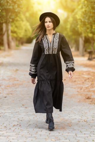 Robe Ethnique Bohème Poème