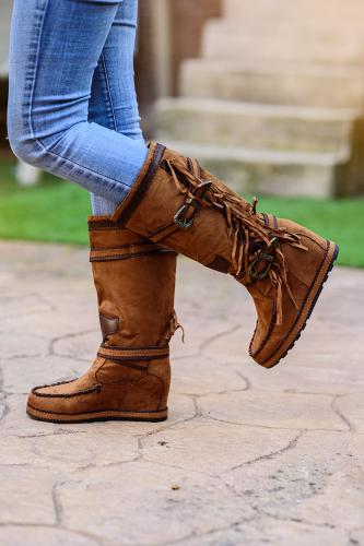 Boho Kamelstiefel
