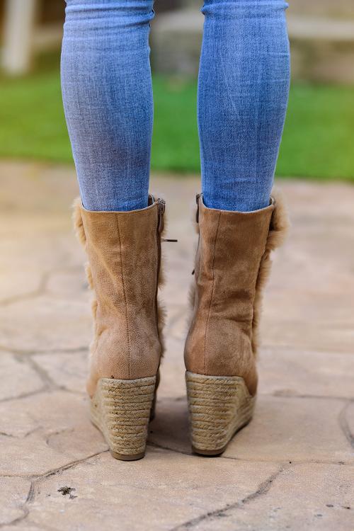 Boho Pompom Booties