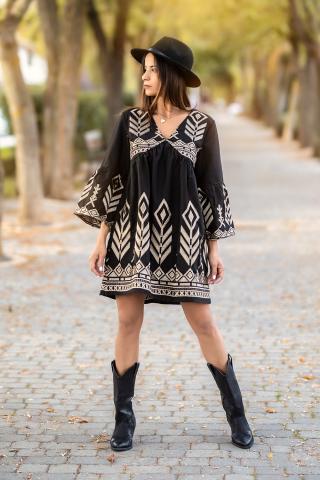 Vestido étnico Boho Serenata