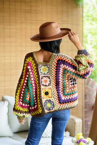 Bohemian Rainbow Sweater