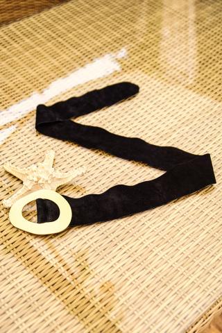 Ceinture bohème en daim