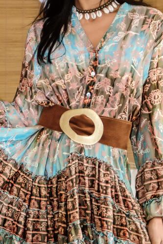 Ceinture bohème en daim