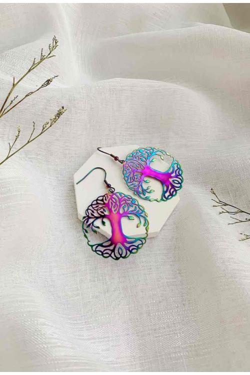 Boucles d'oreilles Arbre de Vie