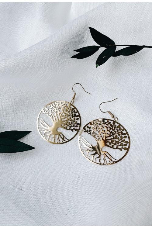 Boucles d'oreilles Arbre de Vie