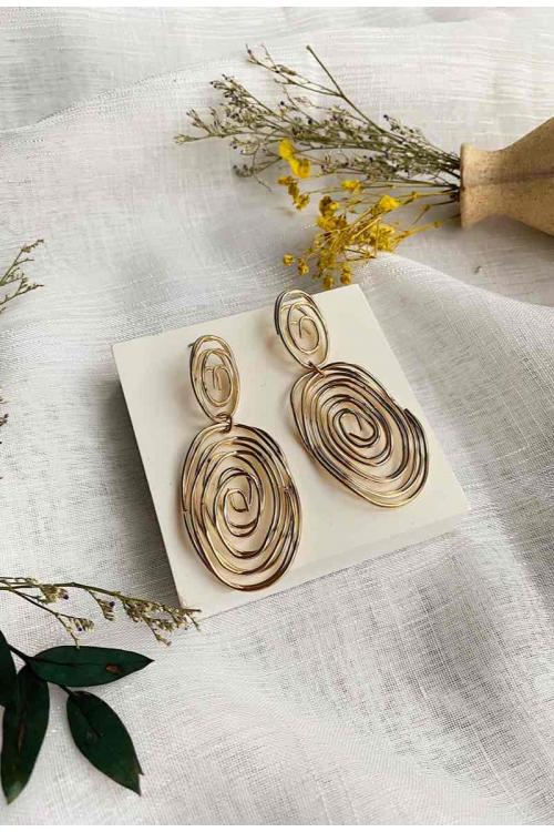 Boucles d'oreilles Boho Géoclic