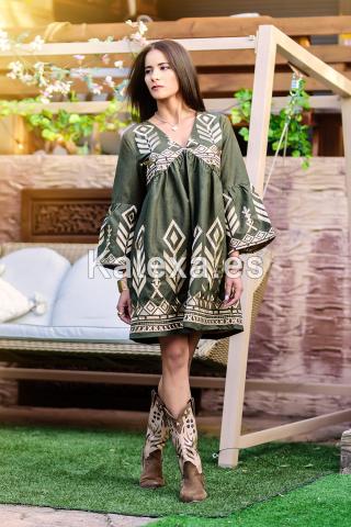 Vestido étnico Boho Serenata