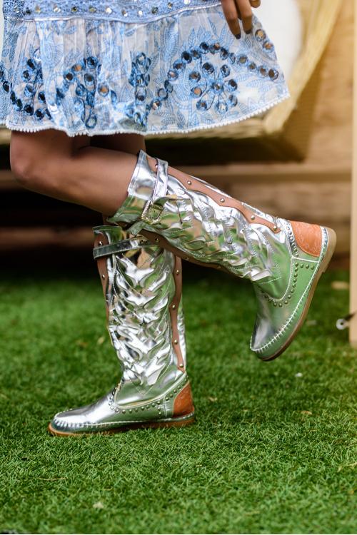 Botas do Boho Metalic