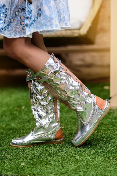 Boho-Metallic-Stiefel