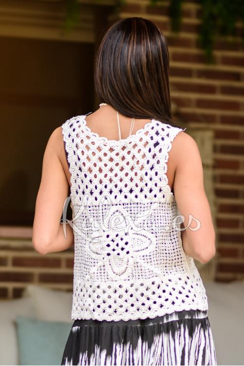 Gilet en crochet Yami