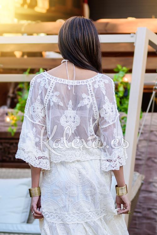 Boho kanten topje Isabel