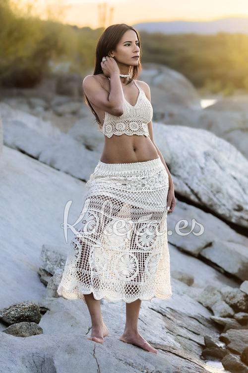 Gray hotsell skirt boho