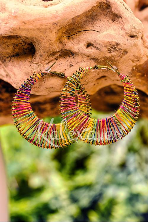 Boucles d'oreilles boho nœud