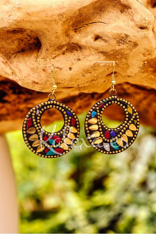 Boucles d'oreilles ethniques Kaur