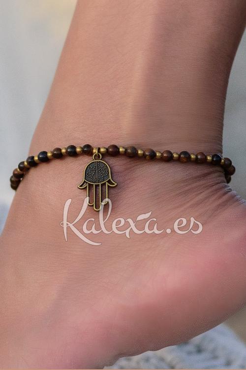 Bracelet de Cheville Main de Fatima Boho