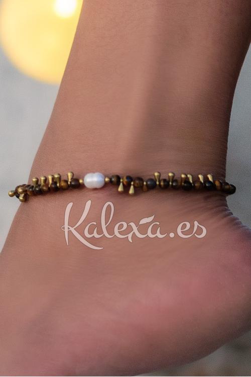 Anklet Boho Pearl Drop